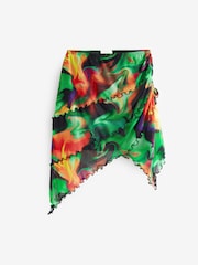 Multi Printed Asymmetric Skirt (3-16yrs) - Image 5 of 7