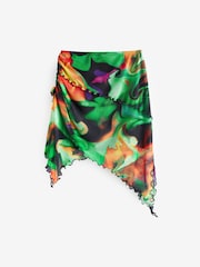 Multi Printed Asymmetric Skirt (3-16yrs) - Image 6 of 7