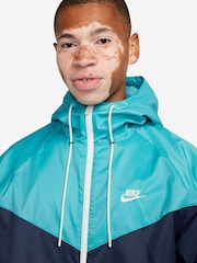 Nike Blue Sportswear Windrunner Hooded Jacket - Image 3 of 7
