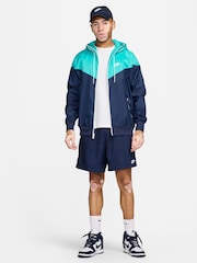 Nike Blue Sportswear Windrunner Hooded Jacket - Image 7 of 7