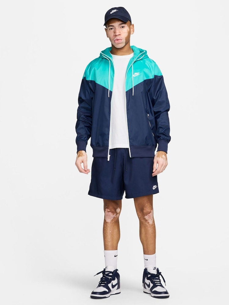 Nike Blue Sportswear Windrunner Hooded Jacket - Image 7 of 7