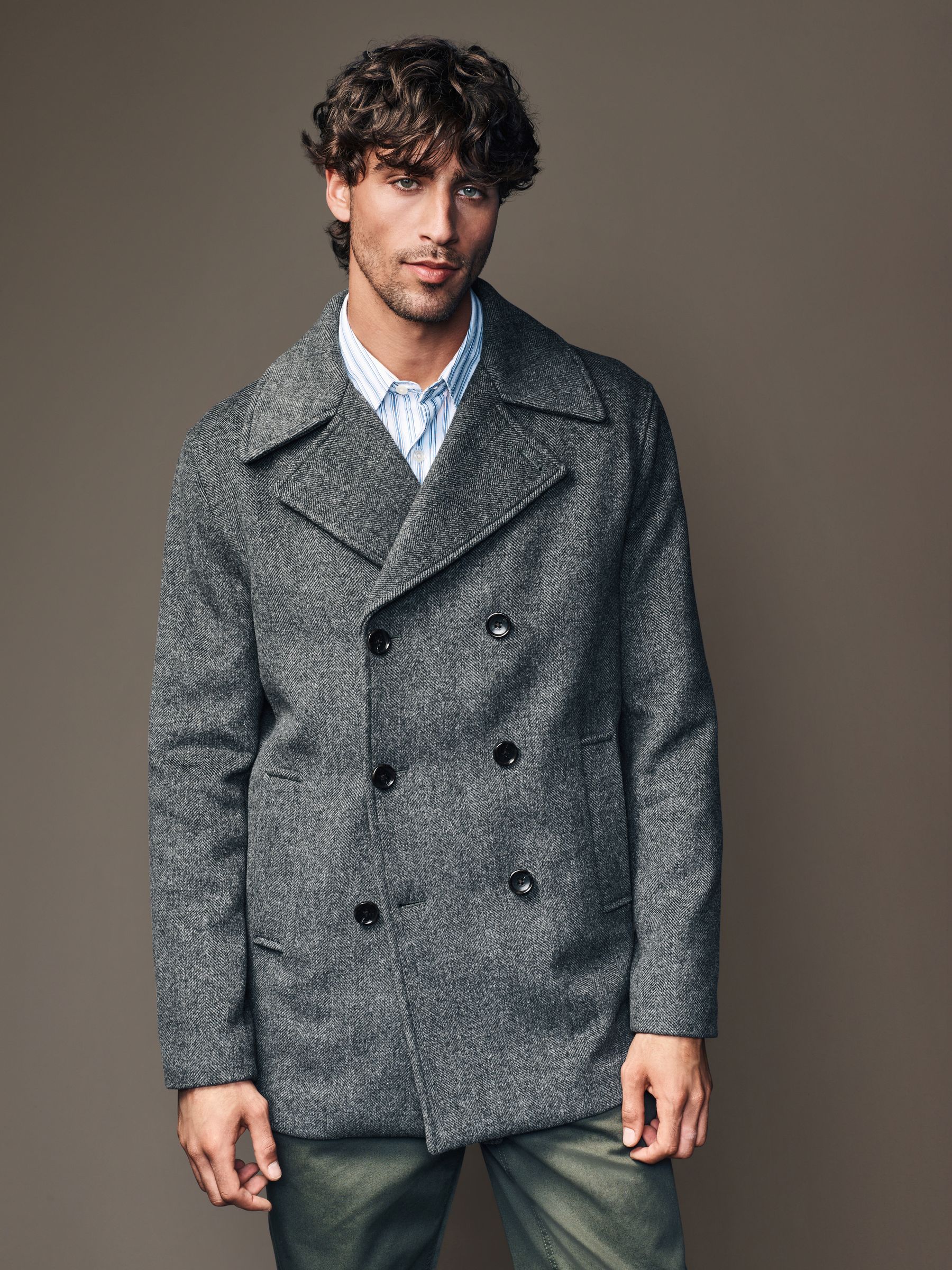 Soft peacoat sales