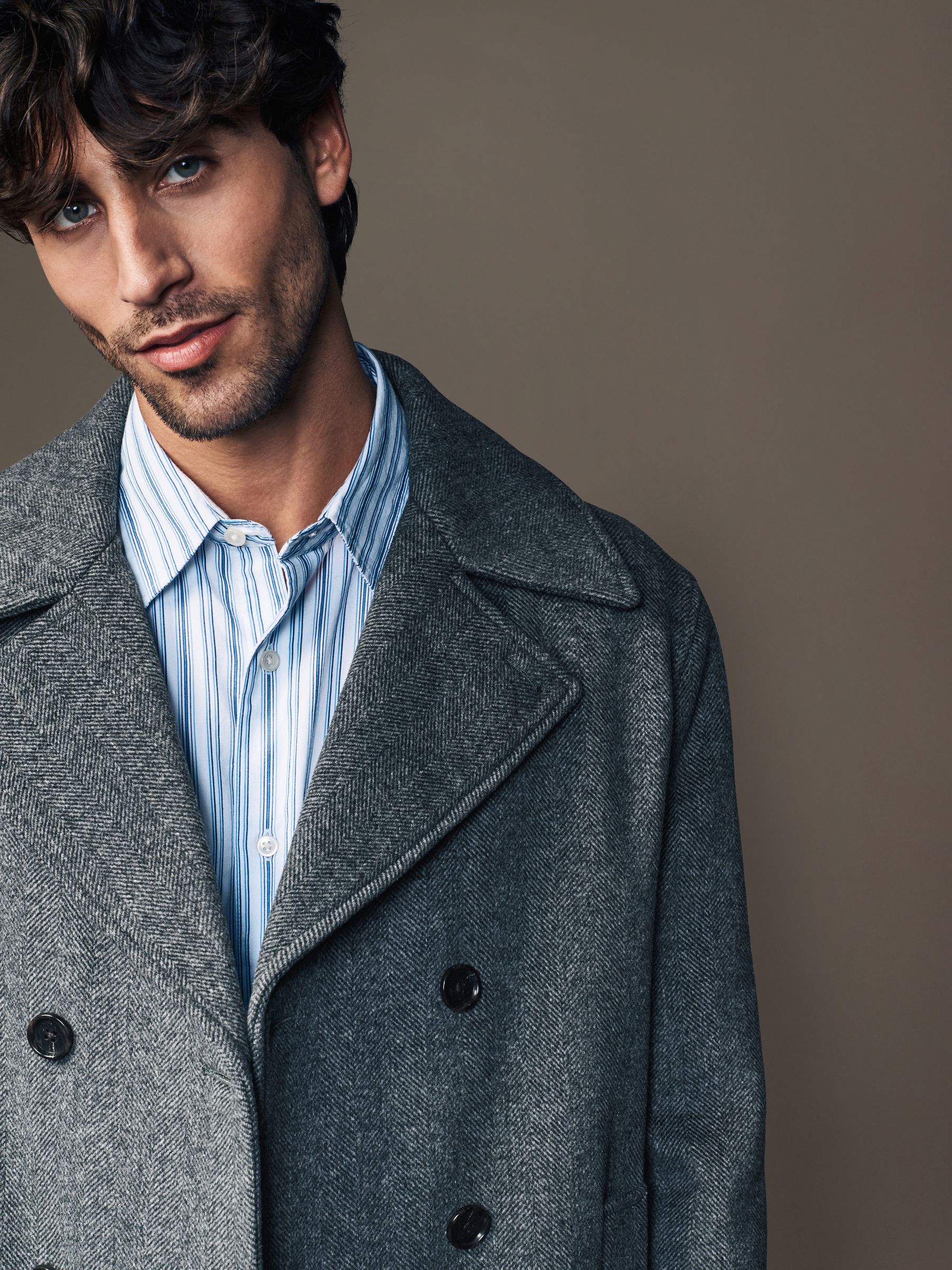 So soft peacoat top