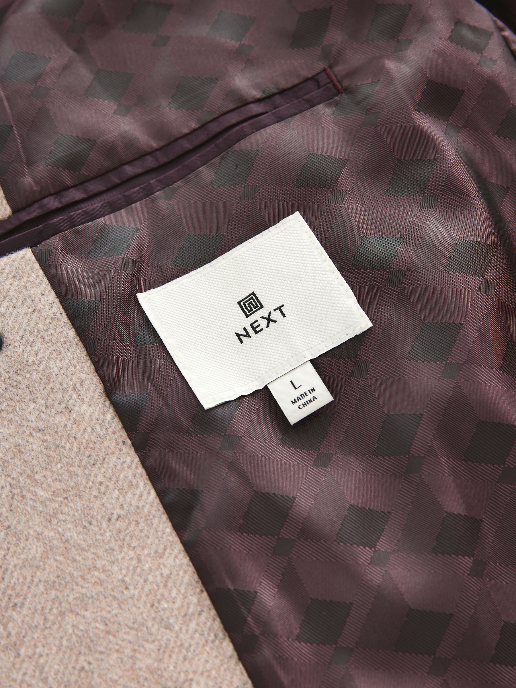 Buy Neutral Soft Touch Peacoat with Wool from Next Canada