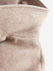 Neutral Soft Touch Peacoat with Wool - Image 8 of 9