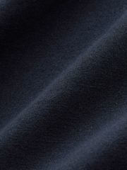 Navy Blue Regular Fit 100% Cotton Stag T-Shirt - Image 6 of 6