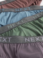 Blue/Green 4 pack Cotton Rich Briefs - Image 7 of 7