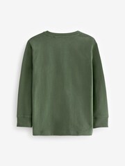 Green Monster Truck Long Sleeve Graphic T-Shirt (3-14yrs) - Image 2 of 3
