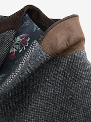 Grey Wool Rich Epsom Coat with Cord Collar - Image 4 of 6