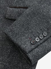 Grey Wool Rich Epsom Coat with Cord Collar - Image 5 of 6