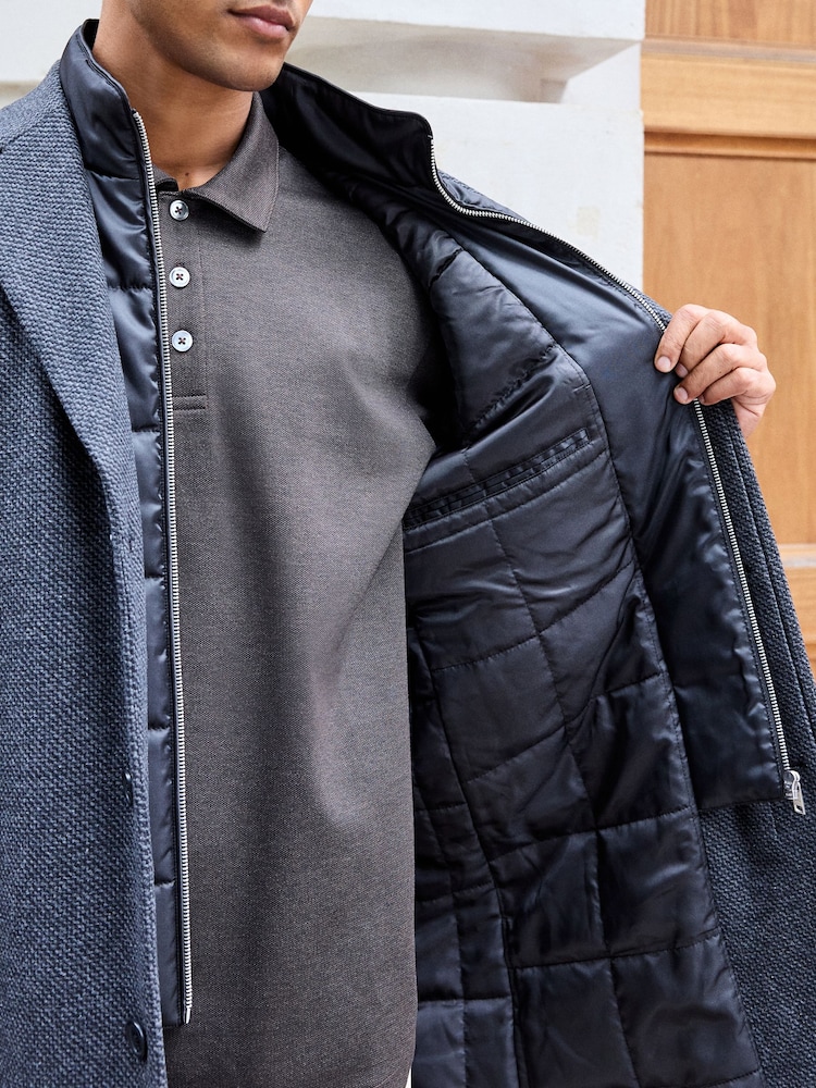 Темно-сірий - Blend пальто Mock Gilet Smart Epsom - Image 5 of 10
