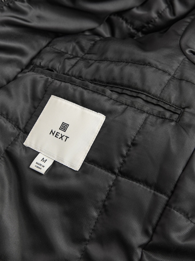 Темно-сірий - Blend пальто Mock Gilet Smart Epsom - Image 8 of 10
