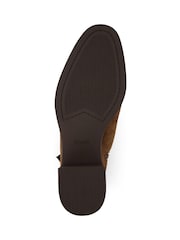 TOMS Brown Delilah Buckle Boots - Image 3 of 3