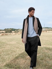 Black Epsom Overcoat with Wool - Image 1 of 11