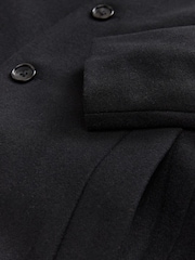 Black Epsom Overcoat with Wool - Image 11 of 11