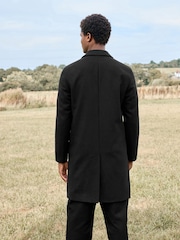 Black Epsom Overcoat with Wool - Image 2 of 11