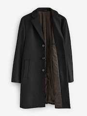 Black Epsom Overcoat with Wool - Image 7 of 11