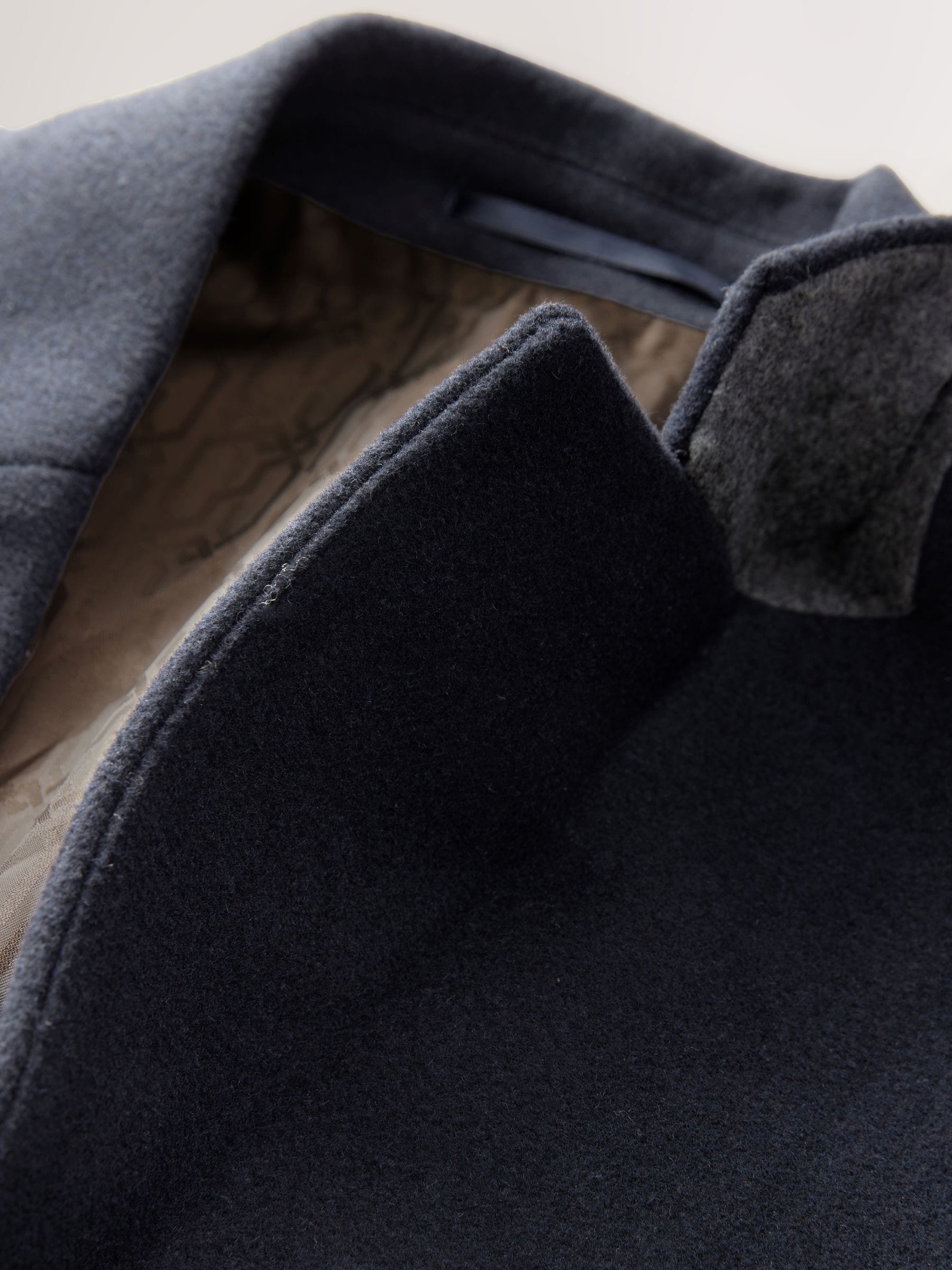 Buy Blue Navy Regular Fit Epsom Overcoat with Wool from Next USA