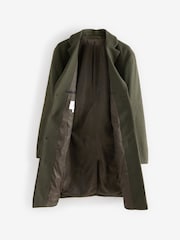 Khaki Green Epsom Overcoat with Wool - Image 6 of 9