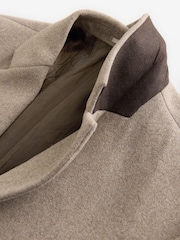 Neutral Epsom Overcoat with Wool - Image 8 of 10