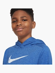 Nike Blue Therma-FIT Multi+ Pullover Training Hoodie - Image 3 of 9