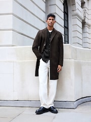 Brown Epsom Overcoat with Wool - Image 2 of 10