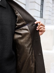 Brown Epsom Overcoat with Wool - Image 5 of 10