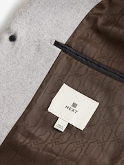 Light Grey Epsom Overcoat with Wool - Image 10 of 10