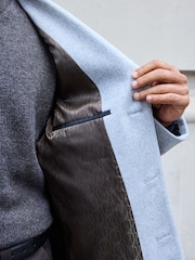Light Grey Epsom Overcoat with Wool - Image 5 of 10