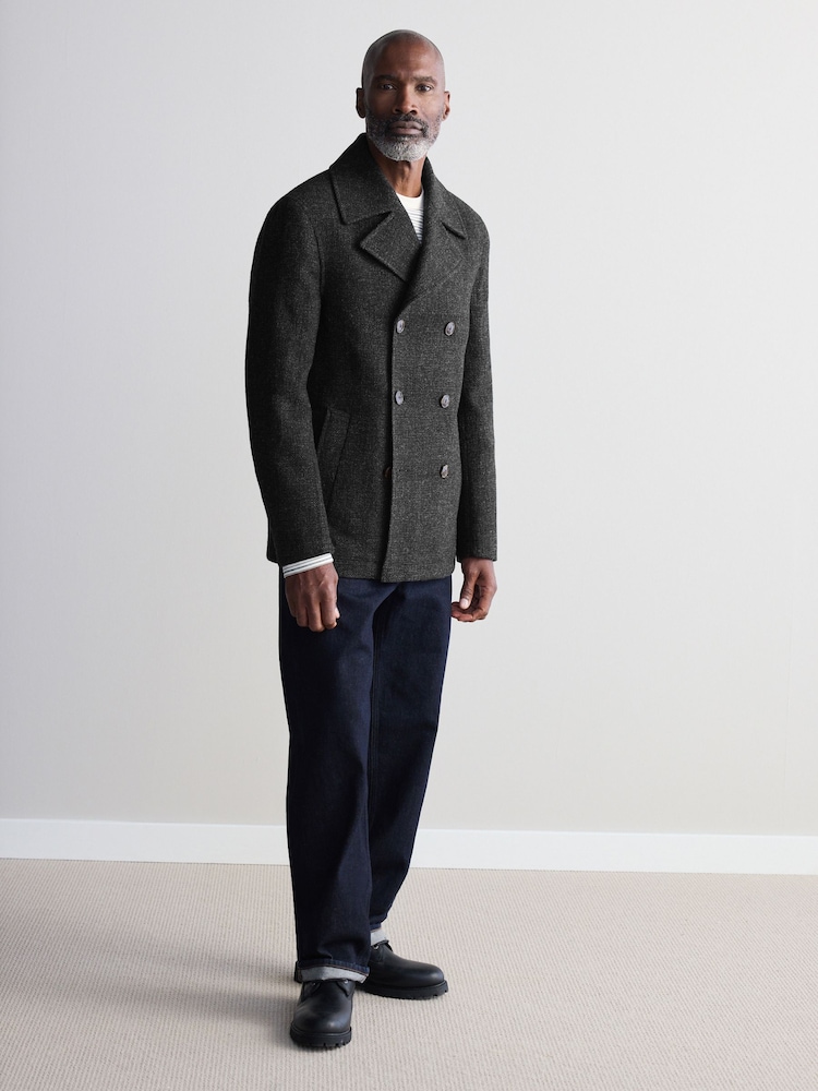 Anthrazitgrau - Signature Cabanjacke aus 100 % Wolle - Image 2 of 13