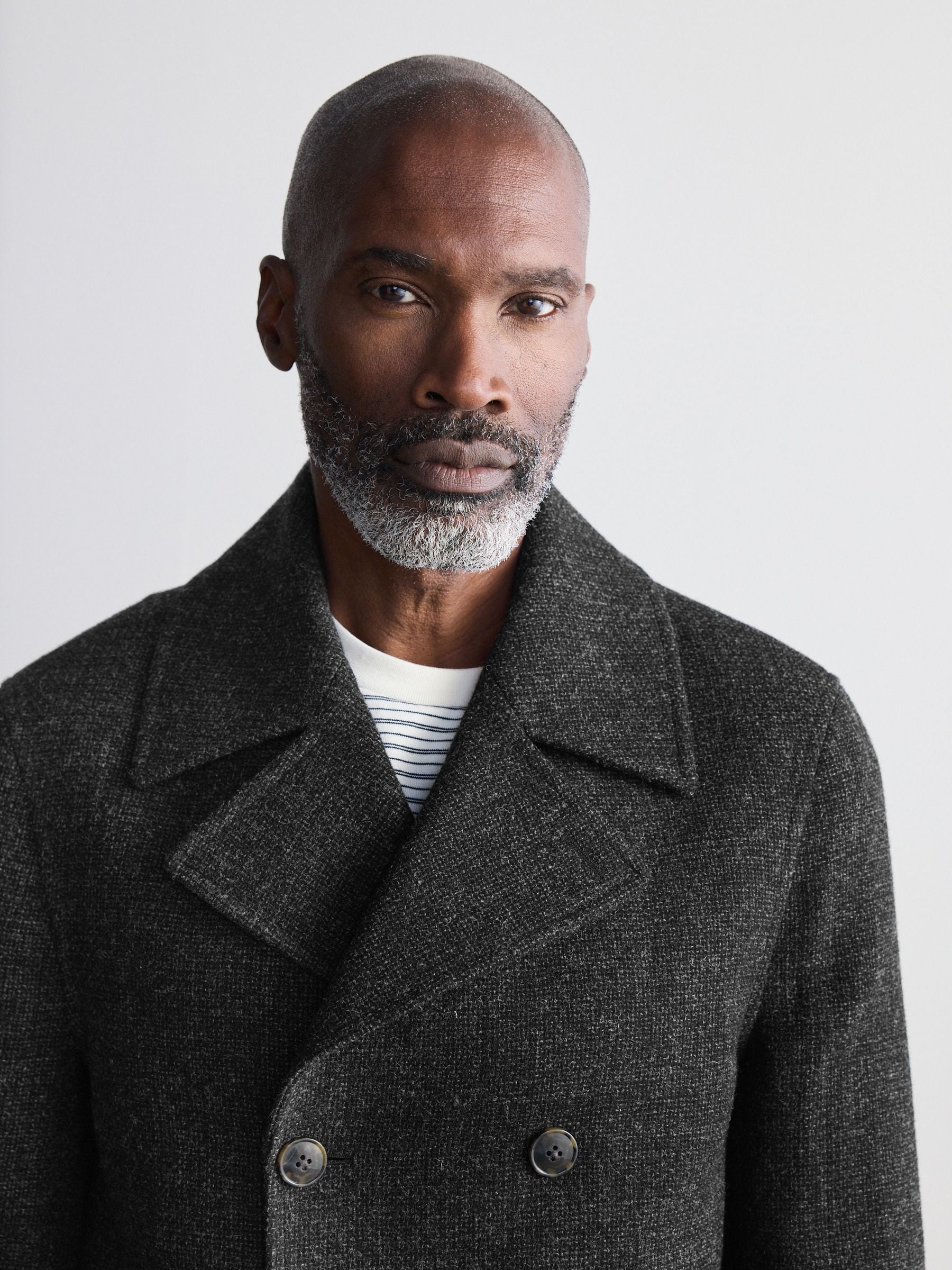 Buy Charcoal Grey Signature 100% Wool Pea Coat from Next Canada