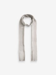 Silver Sparkle Lightweight Skinny Scarf - Image 5 of 7