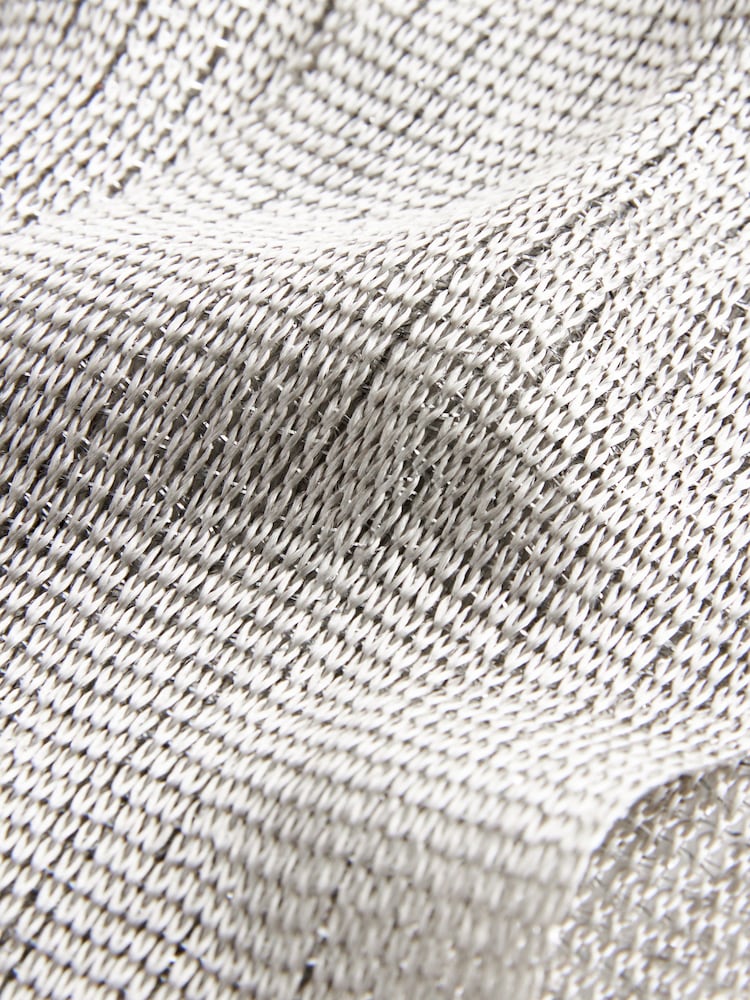 Silver Sparkle Lightweight Skinny Scarf - Image 7 of 7