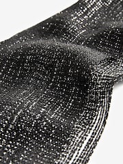 Black Sparkle Lightweight Skinny Scarf - Image 7 of 7