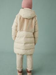 Cream Borg Trim Jacket (3-16yrs) - Image 3 of 4
