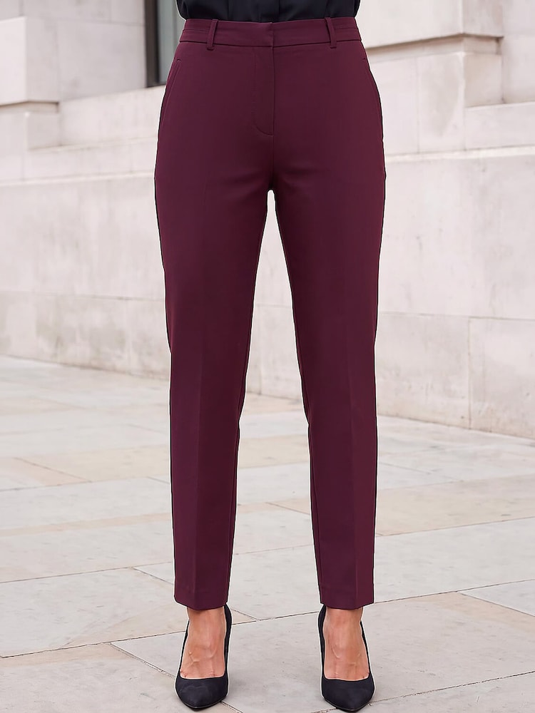 Rot - Roman – Originals – schmal zulaufende Hose mit geradem Bein - Bild 2 von 4