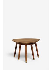 Dark Lloyd Mango Wood Nest of 2 Coffee Table - Image 10 of 11