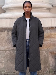 Roman Black Petite Oversized Puffer Coat - Image 4 of 4