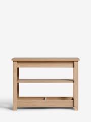 Natural Malvern Oak Effect Sofa Side Table - Image 4 of 10
