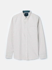 Joules Welford Cream/Red Cotton Check Shirt - Image 7 of 7