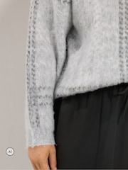 Yours Curve Black Barrel Leg Trousers - Image 4 of 4