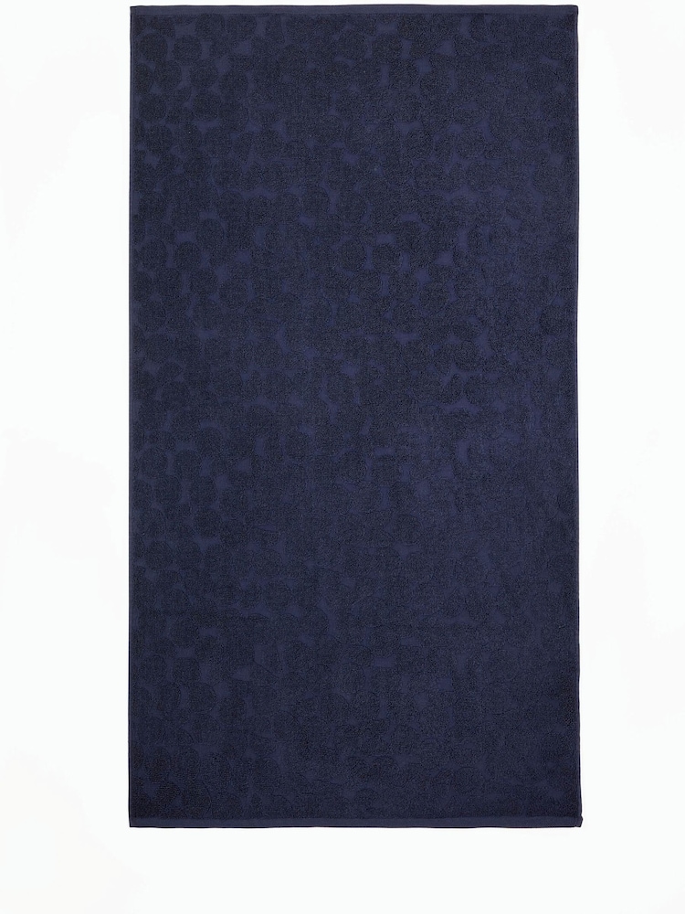 Fusion Blue Ingo 100% Cotton Towel - Image 1 of 2