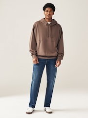 Mid Blue Classic Stretch Relaxed Fit Jeans - Image 2 of 9