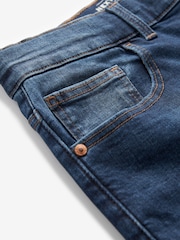 Mid Blue Classic Stretch Relaxed Fit Jeans - Image 8 of 9