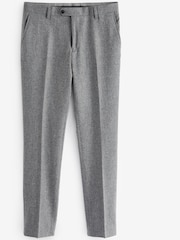 Grey Slim Signature Italian Fabric Suit Trousers - Image 6 of 9