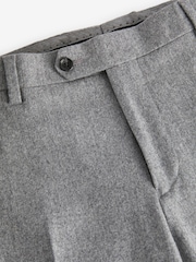 Grey Slim Signature Italian Fabric Suit Trousers - Image 7 of 9