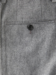 Grey Slim Signature Italian Fabric Suit Trousers - Image 8 of 9