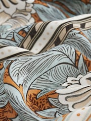 Blue/Rust Morris & Co. Short Kimono Cover-Up - Image 6 of 6