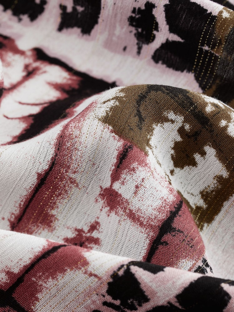 Grunge Tie Dye Short Kimono Cover-Up - Image 6 of 6
