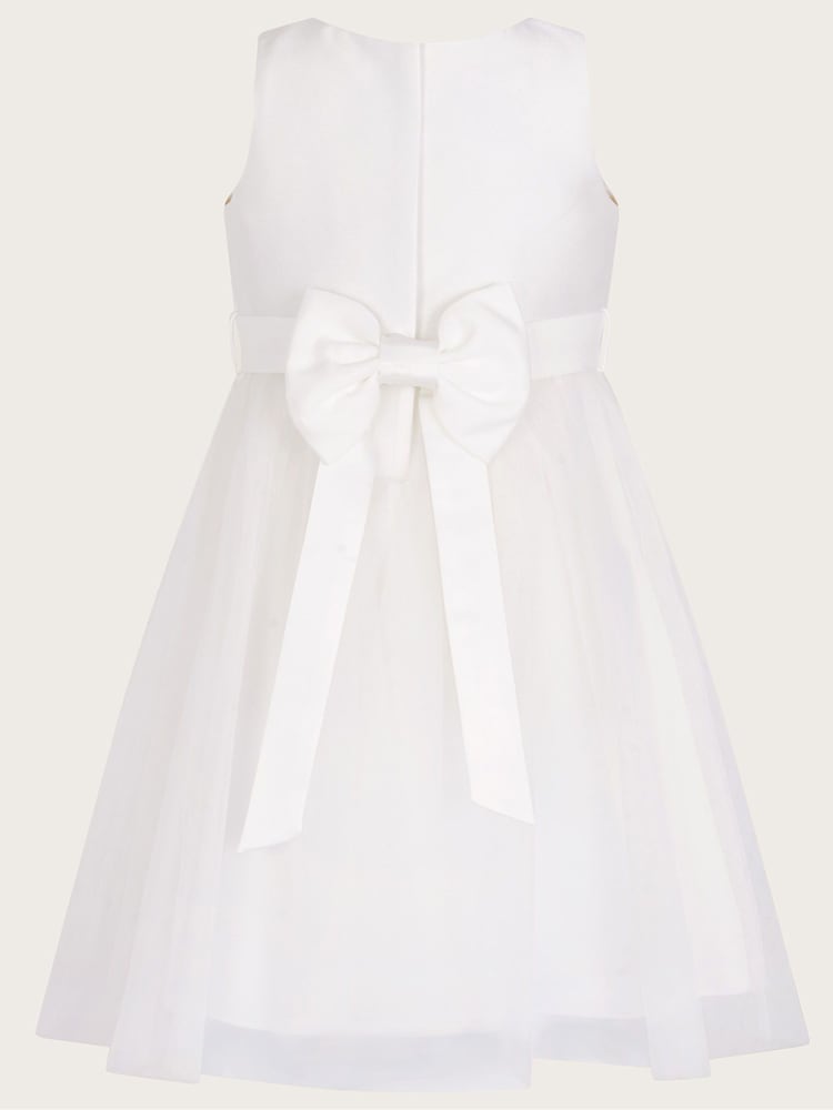 Monsoon Cream Baby Odette Alice Tulle Dress - Image 2 of 3